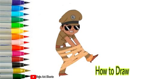 How to draw Little Singham easy step by step / Little Singham .